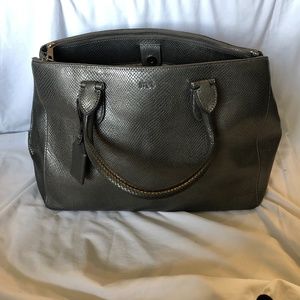 Silver hand bag